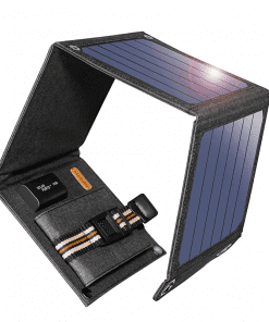 14W Solar Charger 5V 2.1A With 2 Carabiners